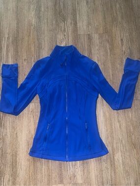 Cerulean blue Lululemon Jacket